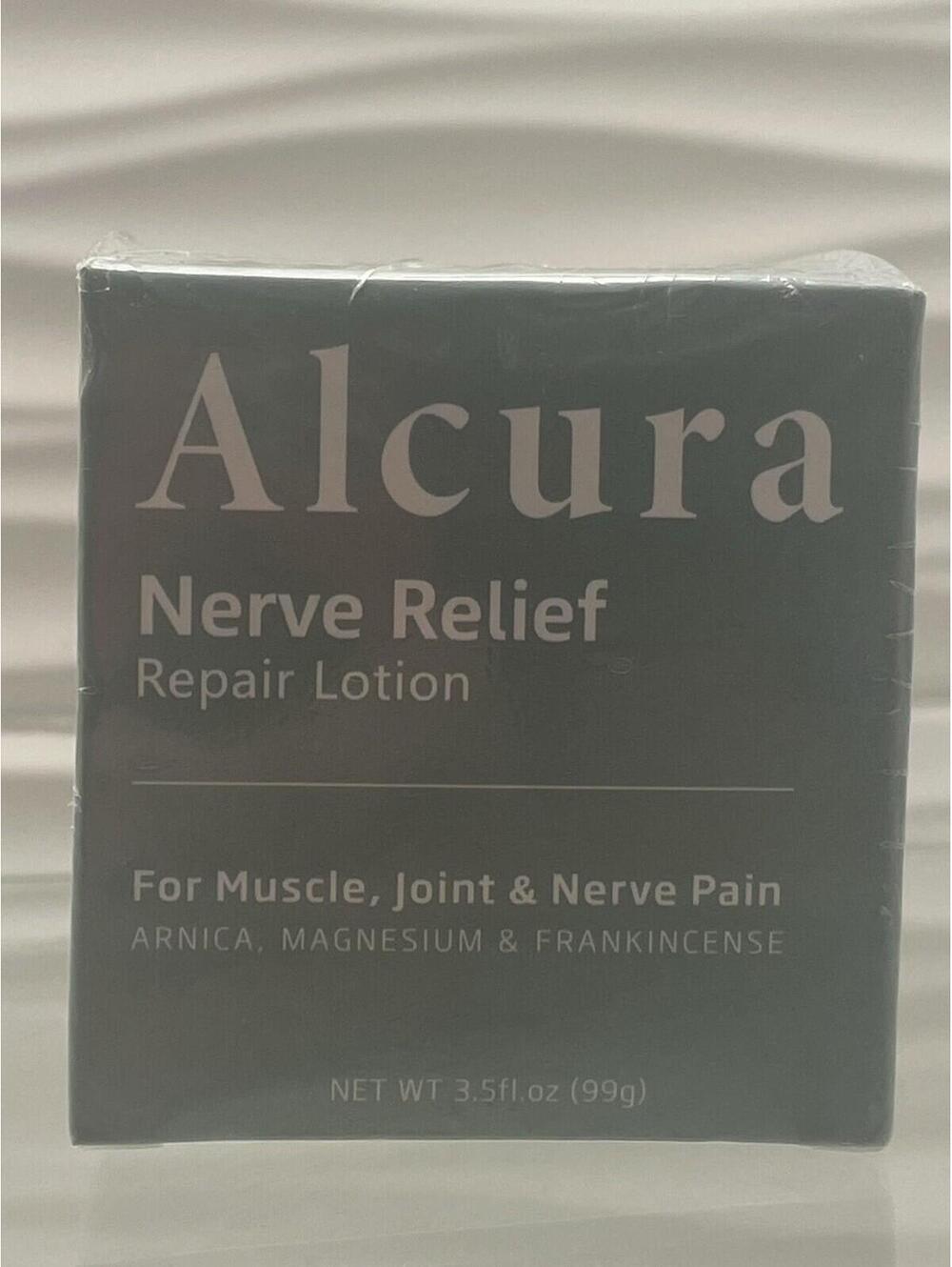 Alcura Nerve Repair Lotion, Muscle ,Joint, Nerve Pain 3.5 FL OZ - NEW
